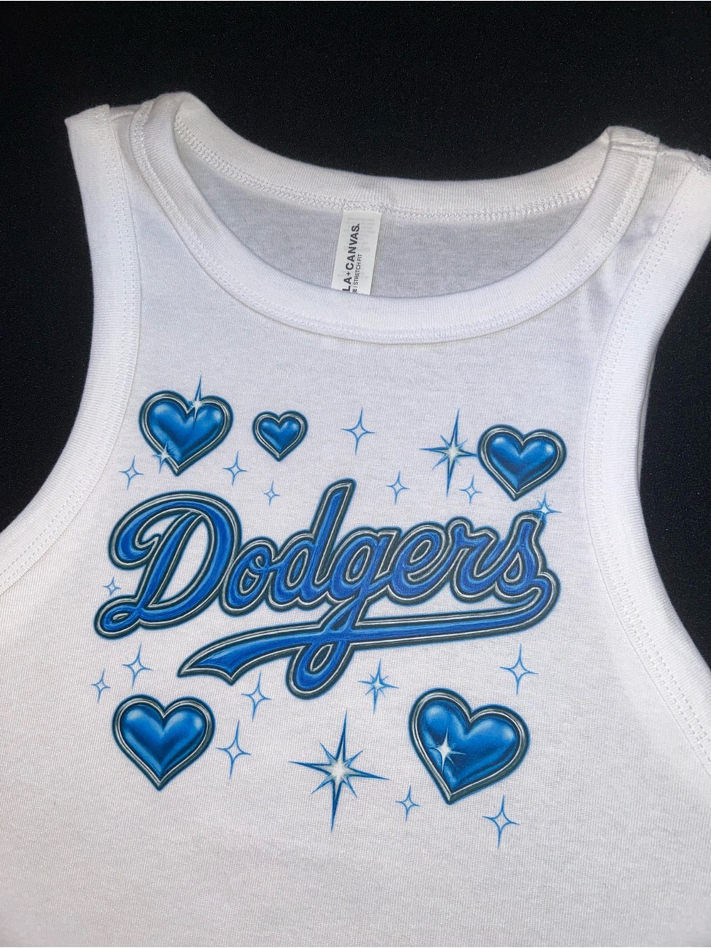 Dodger Daze Crop Tank Top